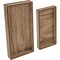 Idea-Ology Wooden Vignette Trays 2/Pkg-Brown 4.75"X9"X1.25" & 6"X12"X1.25"